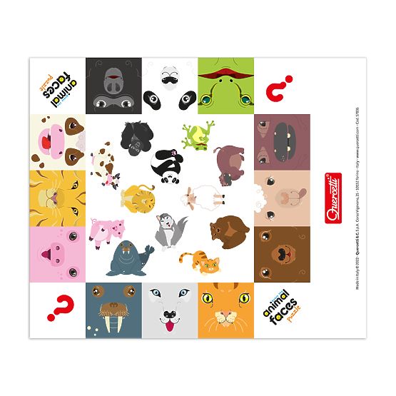 Quercetti Puzzle Animal Faces