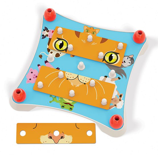 Quercetti Puzzle Animal Faces