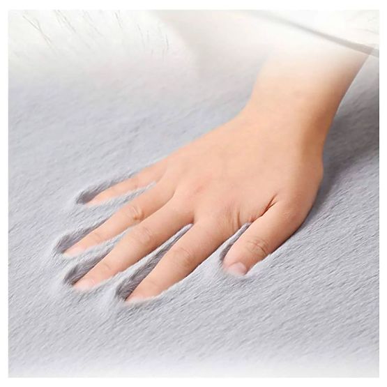 Rabbit silk carpet - dark gray