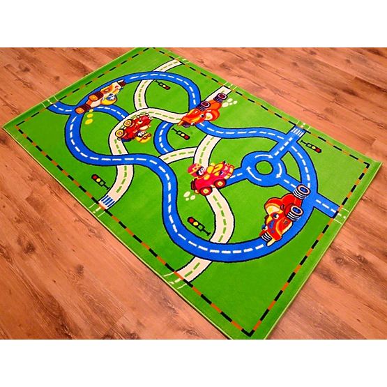Racing Track Children's Rug - N