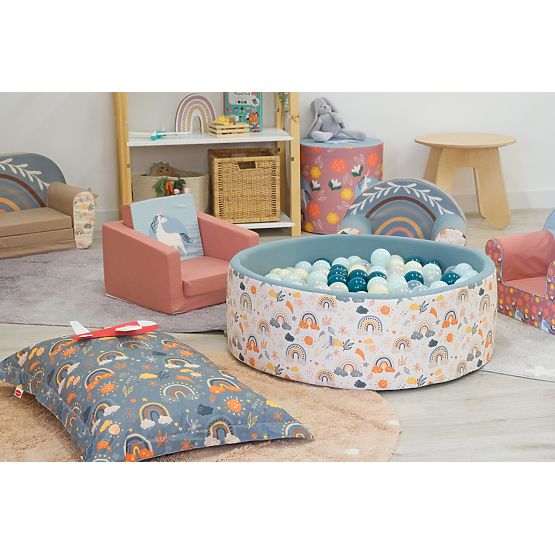 Rainbow bean bag