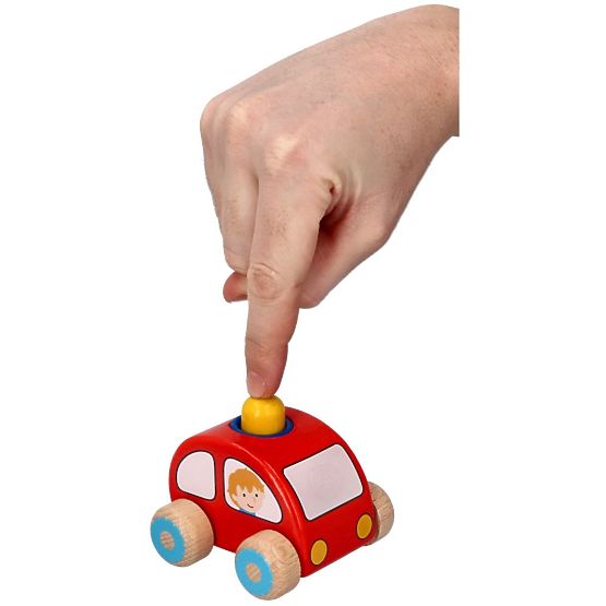 Red Toy Car with Horn