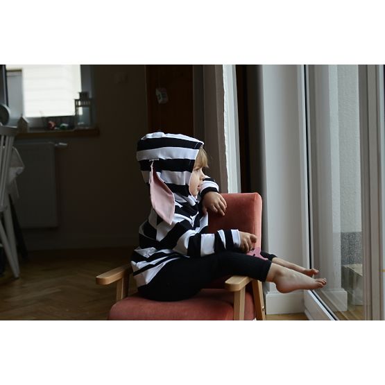 Retro children's armchair Velvet - salmon
