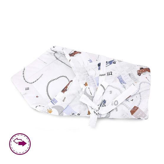 Reversible wrap The road