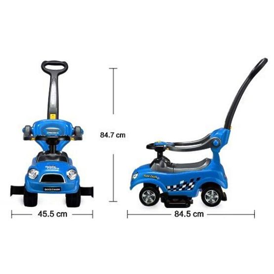 Rider 3v1 with handle - blue