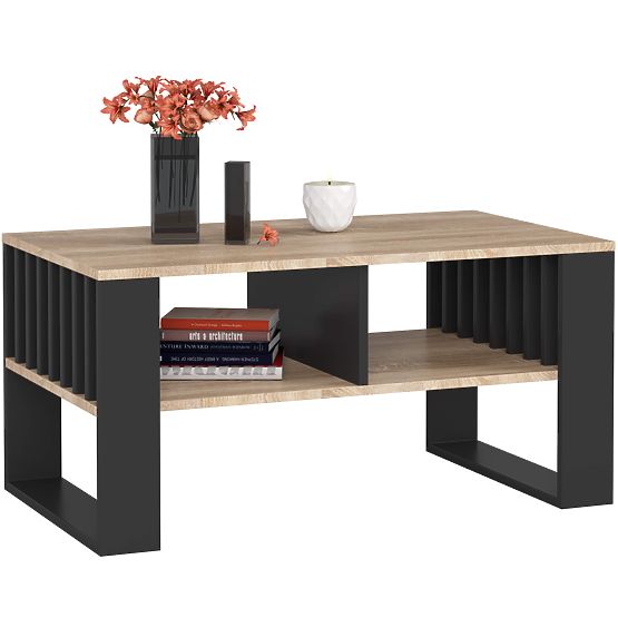 ROCKFORD COFFEE TABLE SONOMA OAK / BLACK