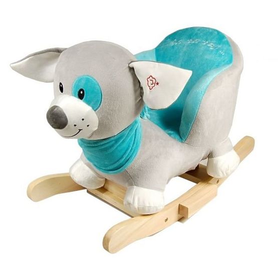 Rocking dog with a seat