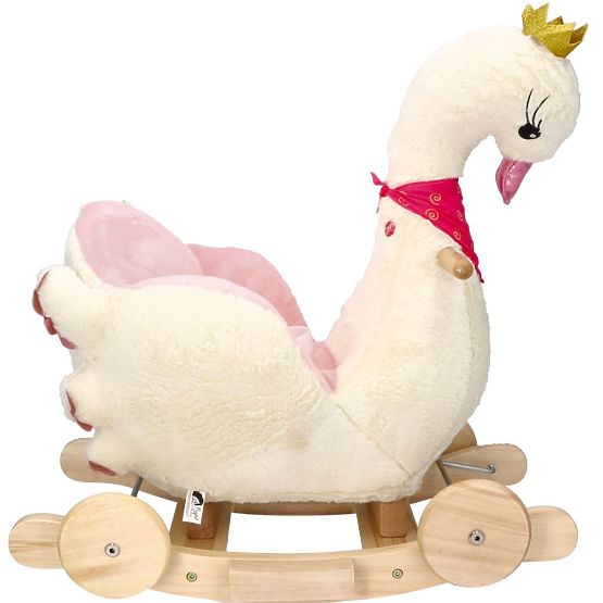 Rocking Horse Swan Queen with Wheels