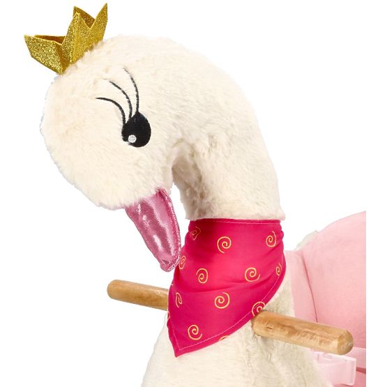 Rocking Horse Swan Queen with Wheels