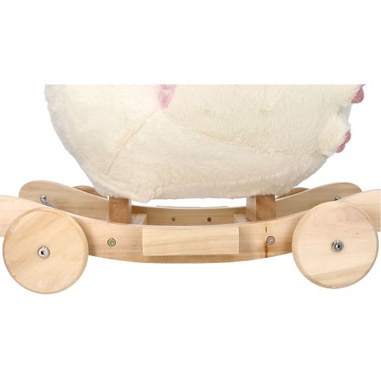 Rocking Horse Swan Queen with Wheels