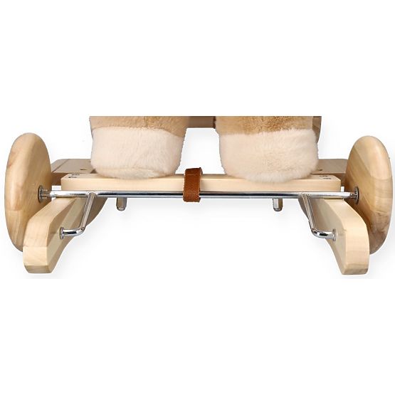 Rocking Pegasus Beige with Seat and Wheels