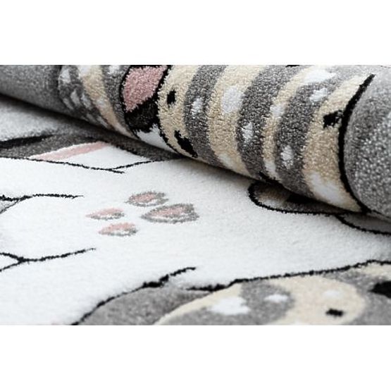 Round Rug PETIT UNICORN, Grey