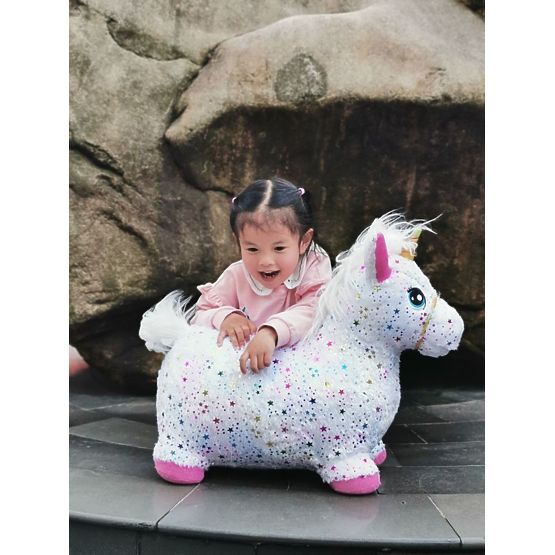 Rubber Bouncing Unicorn with Cover