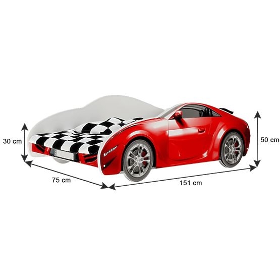Car Bed S-CAR - Blue