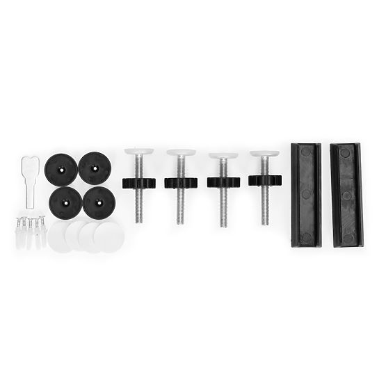 Safety Barrier 74-105 cm for Stairs and Doors, Steel, Additional Panels, Black ECOTOYS