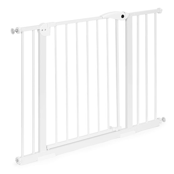 Safety Gate 74-105 cm for Stairs and Doors Steel Extension Panels White ECOTOYS