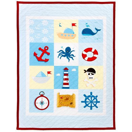 SAILOR Children's Bed Throw