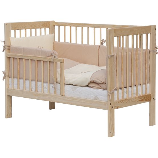 Scarlett Kamila Baby Cot - Natural