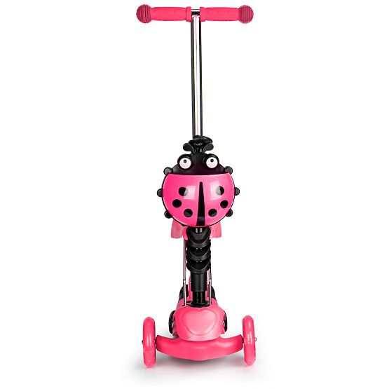Scooter and bouncer Ladybug - pink