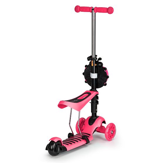 Scooter and bouncer Ladybug - pink