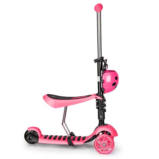 Scooter and bouncer Ladybug - pink