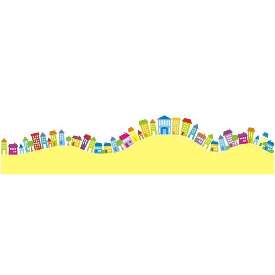 Self-adhesive decoration Houses