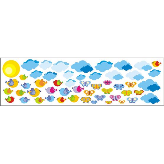 Self-adhesive decoration Houses