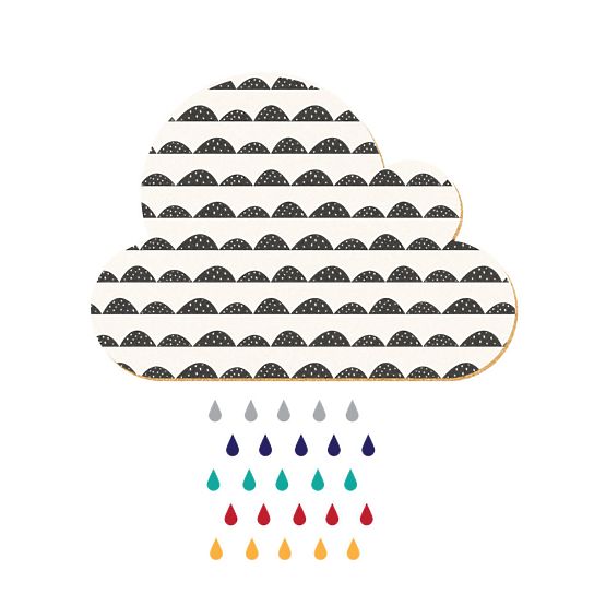 Self-adhesive notice-board DEKORNIK - Cloud