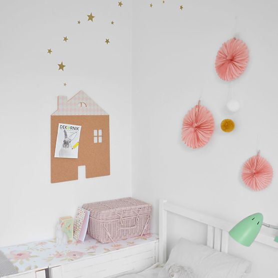 Self-adhesive notice-board DEKORNIK - Pink house
