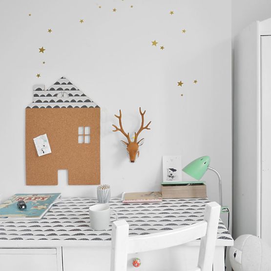 Self-adhesive notice-board DEKORNIK - White house