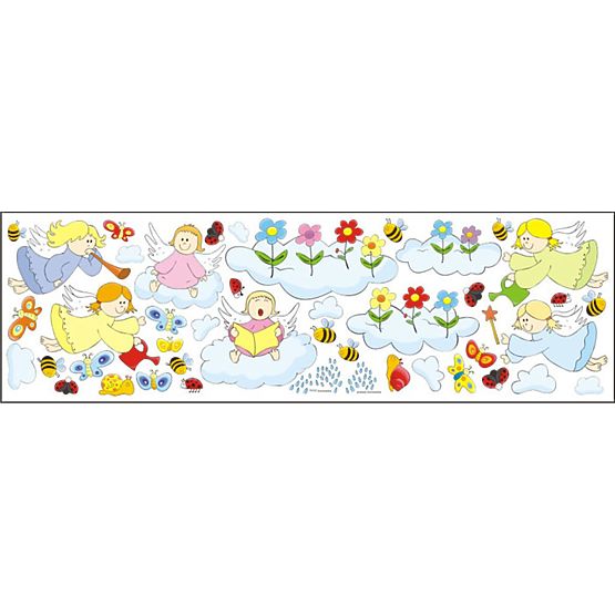 Self-adhesive wall decoration ANGELS