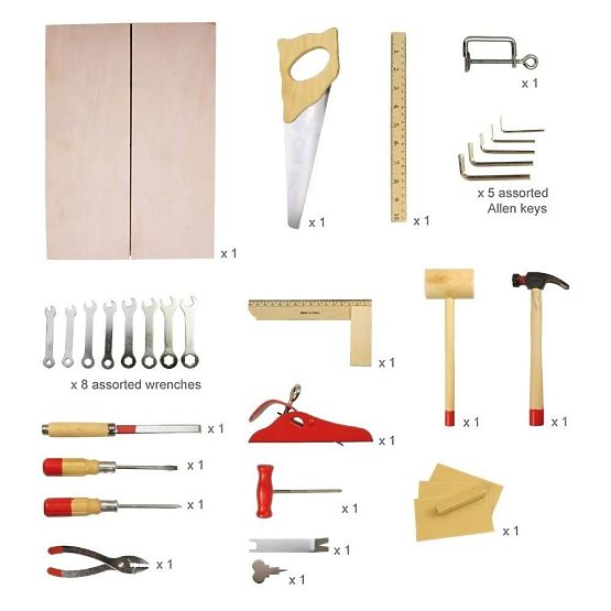 Semi-professional set of tools