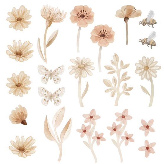 Set of wall stickers - Meadow