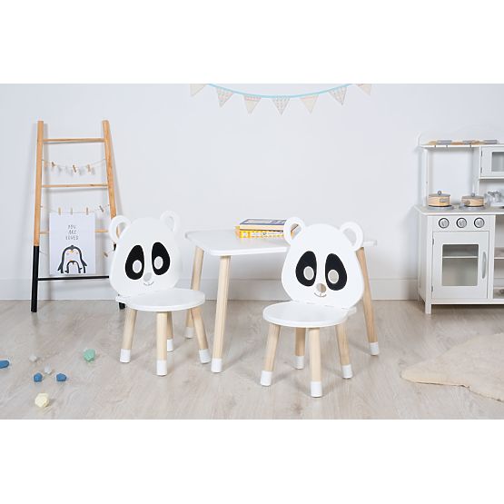 Table and Chair Set - Panda