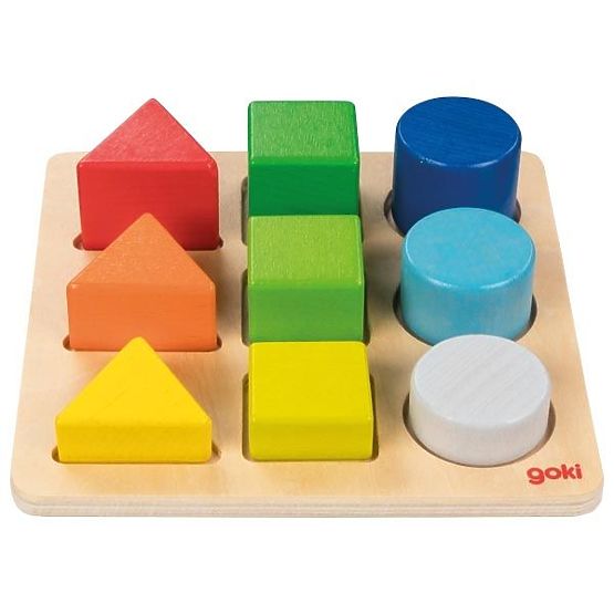 Shape Puzzle on a Base