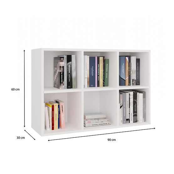 Shelf Malax MINI 2X3 WHITE
