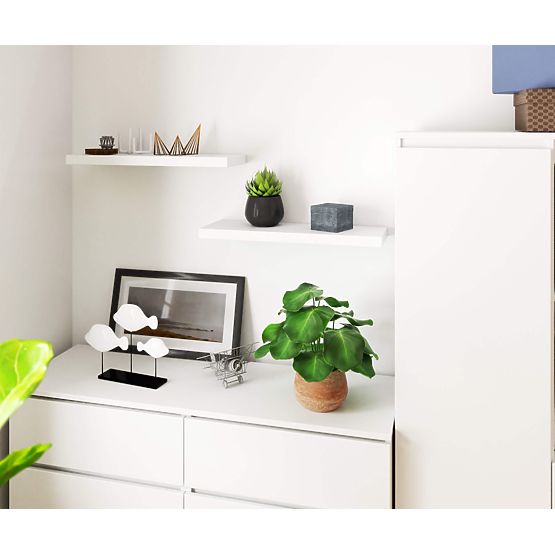 SHELF PS-3 60cm WHITE