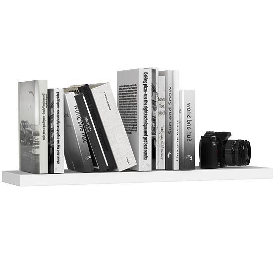 SHELF PS-4 80cm WHITE
