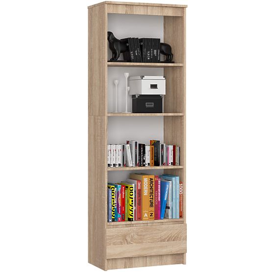 SHELF R60 1DR 4S CLP PK OAK SONOMA