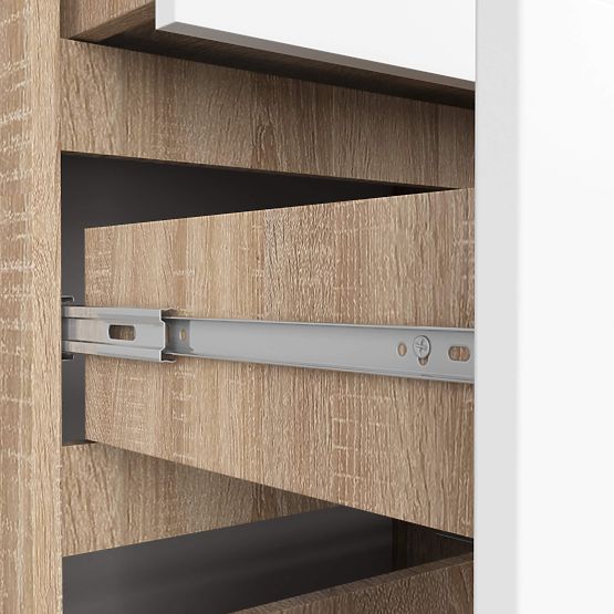 SHELF R60 3DR 2S CLP PK SONOMA / WHITE