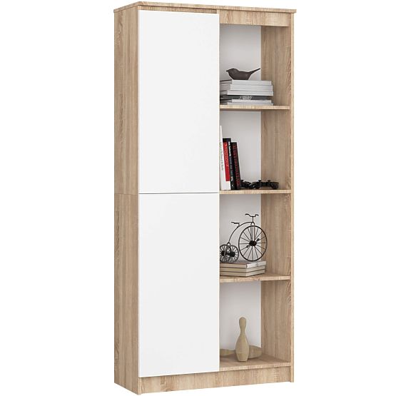 SHELF R80 1D 4P CLP OAK SONOMA / WHITE