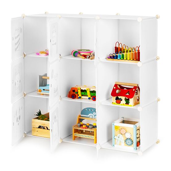 Shelf Unit with Animal Boxes