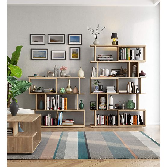 Shelf Unit with Shelves Mini FIX - Sonoma Oak