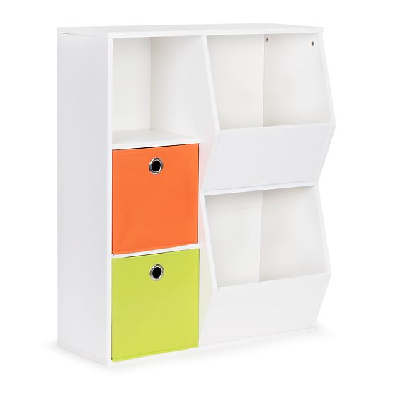 Shelf with organizers