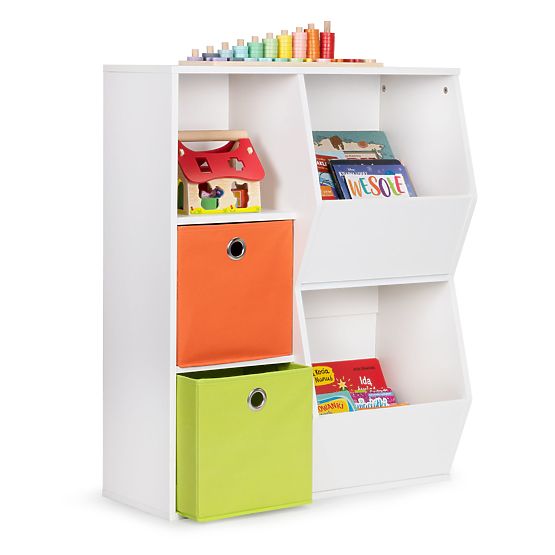 Shelf with organizers