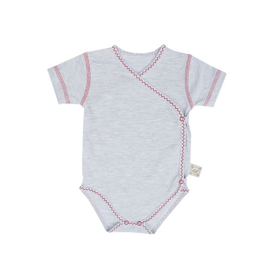 Short-Sleeved Bodysuit - Red