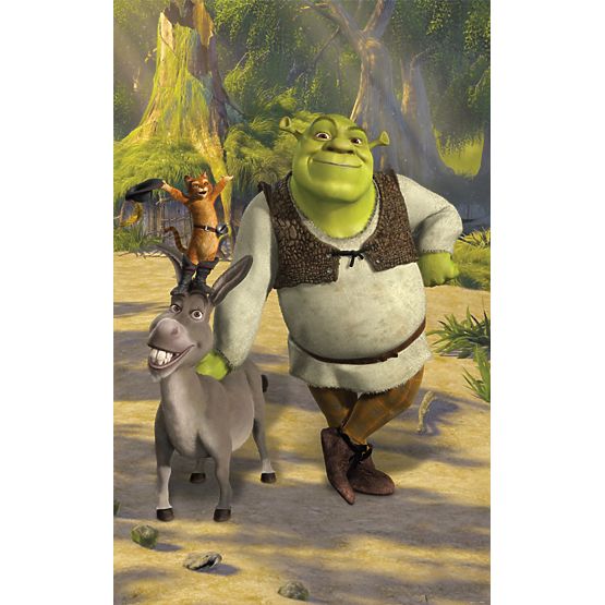 Shrek 6-Panel Children's Wall Mural
