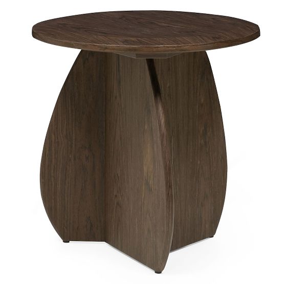 Side Table Noku 50 cm, Dark Walnut