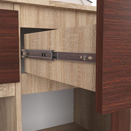 SIDEBOARD K140 3D 3DR CLP PK SONOMA / WENGE