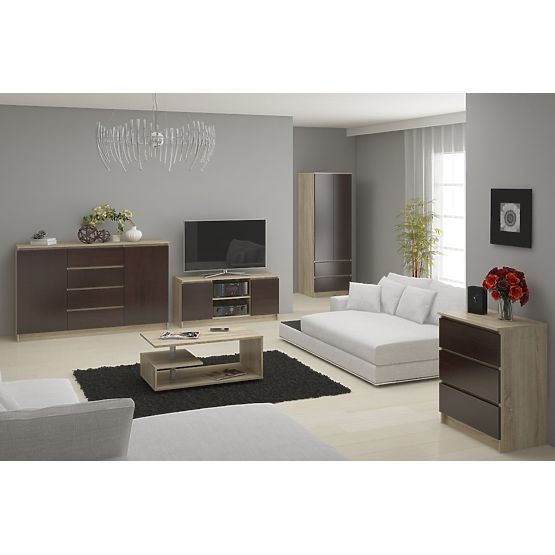 SIDEBOARD K140 3D 3DR CLP PK SONOMA / WENGE